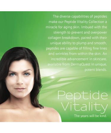 DermaQuest Peptide Vitality Nourishing Peptide Cream - Anti Aging Hydrating Face Moisturizer Reduces Wrinkles & Fine Lines - For Normal to Dry Skin - For Men & Women (2oz) - Buy Online on GoSupps.com