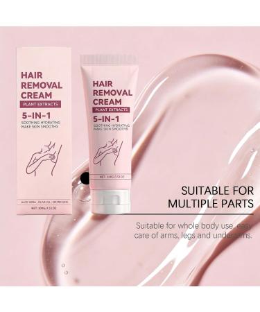  XINRAN Moisturizing body hair removal cream - Long-lasting - Smooth skin - Travel size - Bikini area - Legs - Underarms - Face - Hair removal cream for the whole body even for women - Buy Online on GoSupps.com