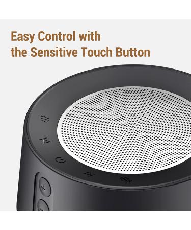Fitniv White Noise Machine with Adjustable Night Light | 14 High Fidelity Soundtracks | Timer & Memory Feature | Plug-In Sound Machine for Baby & Adults - Black - Buy Online on GoSupps.com