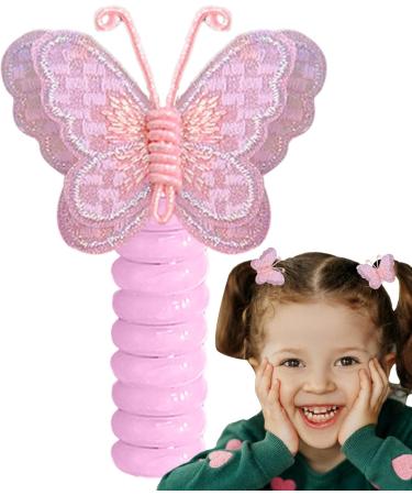 Telephone Wire Hair Bands Braided Hair Ties Colorful Elastic Telephone Cord Hair Ties For Halloween Birthday Parties Purple - Buy Online on GoSupps.com