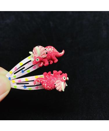 1 Pair Simple Temperament Hairpins Autumn Winter Bobble Hair Clips Non-Slip Barrette Stylish Hair Accessories For Girls Dinosaur 16 - Buy Online on GoSupps.com