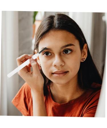 Healeved Beauty Tools Eyelash Comb Lash Brush Hair Combs Eye Brow Brush Mascara Separator Mascara Brush Brow Comb for Eyebrows Lash Wand Brow Comb and Brush Mascara for Lashes White Plastic 15.30X1.20X1.20CM White - Buy Online on GoSupps.com