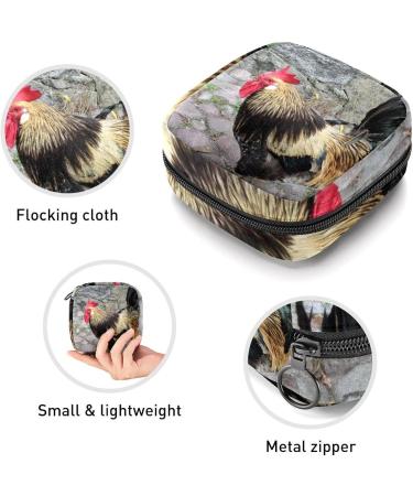 GIAPB Period Bag - Sanitary Napkin & Makeup Storage Pouch - Animal Poultry Color5180 - Buy Online on GoSupps.com