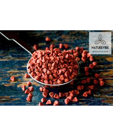 Naturevibe Botanicals Organic Annatto Seeds 10 Ounces - Achiote Whole Seeds for Cooking and Baking - Buy Online on GoSupps.com