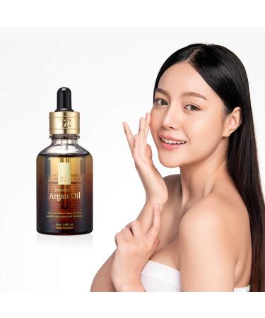 TZ Fermentation Argan Oil (1.69 Fl.Oz) - 100% Pure Organic Moroccan Oil for Skin, Hair, Nails & Face - Anti-Aging Moisturizer - Cold Pressed & Nutrient-Rich - Buy Online on GoSupps.com