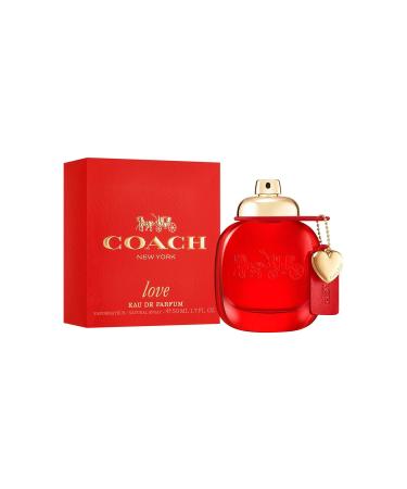 Coach Love Eau de Parfum - Long Lasting Fragrance with notes of Strawberry Red Velvet Rose & Cedarwood - Floral & Fruity - 1.7 fl. oz. 1.7 Fl Oz (Pack of 1) - Buy Online on GoSupps.com