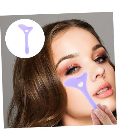 SOESFOUFU Eyeliner Stamp Silicone Molds Eyeshadow Applicators Stamps Eyelash Stencils The Face Eye Shadow 12.00X6.00X0.50CM Purple - Buy Online on GoSupps.com