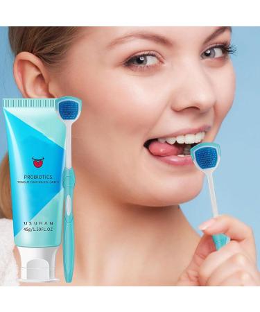 Bexdug Natural Tongue Cleaning Gel Kit - Fresh Breath & Oral Care Essentials with Mint Fragrance - Buy Online on GoSupps.com