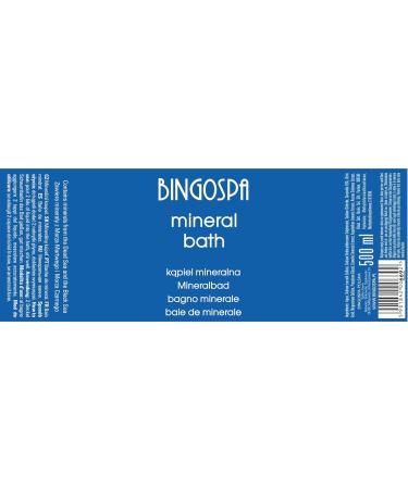 Buy BINGOSPA Bath Foam with Black Sea Minerals for Skin Care - 500 ml | International Shipping Available - Buy Online on GoSupps.com