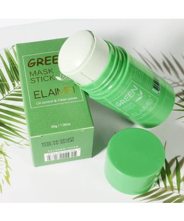 Green Mask Stick Green Tea Purifying Clay Mask Deep Cleansing Pores Blackhead Remover Moisturizing Oil Control for Face Hydrates Suitable for All Skin Types - Buy Online on GoSupps.com