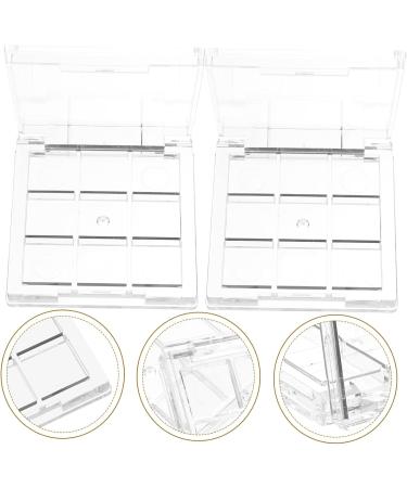 FOYTOKI 2pcs Blush for Cheeks Highlighter Sub Packing Took Eyeshadow Case Make up Travel Makeup Palette - Buy Online on GoSupps.com