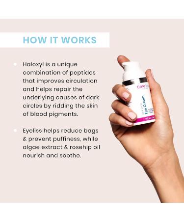 Timeless Skin Care Dark Circle Eye Cream - 0.5 oz - Reduce Puffiness, Dark Circles & Sagging - With Haloxyl & Eyeliss - For All Skin Types - Buy Online on GoSupps.com