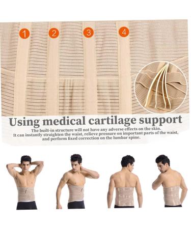 Lumbar Support Belt Breathable Lower Back Brace Lightweight Back Belt Widened Design Bac Support Belt for Men Women Upper and Lower Back Pain Relief Posture Correction Size L - Buy Online on GoSupps.com