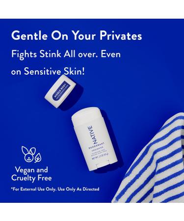 Native Whole Body Deodorant Stick Contains Naturally Derived Ingredients Deodorant for Men and Women | 72 Hour Odor Protection Aluminum Free with Coconut Oil and Shea Butter | Unscented - Buy Online on GoSupps.com