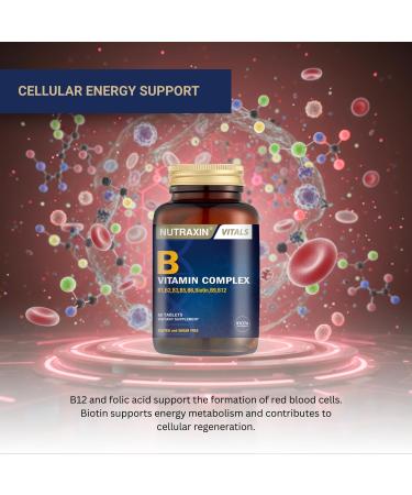 Nutraxin Men s Multivitamins Gluten and Sugar Free Multivitamin Complex with Vitamins A B-Complex C D & E Biotin Folic Acid & B12 60 Tablets - Buy Online on GoSupps.com