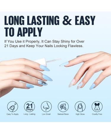 TOMICCA Dipping Powder Liquid Set - Base, Top Coat, Activator, Brush Saver - 4x15ml Essential Dip Liquid Set for DIY Nail Art - Buy Online on GoSupps.com