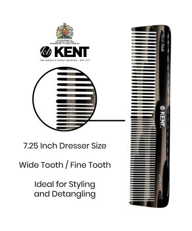 Kent 16T Hair Dressing Comb Set - Fine & Wide Tooth Dresser Comb for Men, Women & Kids - Made in England - Buy Online on GoSupps.com