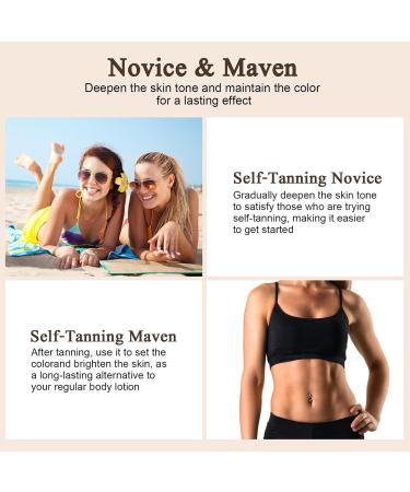 Sunless Self Tanner Cream Sunless Tanning Lotion Tanning Cream Black Cream Self Tanning Cream for Natural-Looking Tanning- Sun-free Body Sun Tanning - Nourishing Moisturized - Buy Online on GoSupps.com