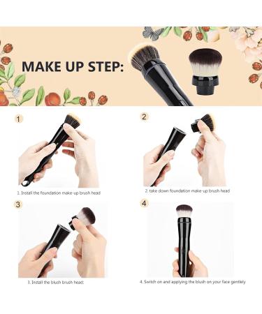Buy Electric Makeup Brush - Automatic Cosmetic Brush for Flawless Foundation & Concealer | International Shipping Available - Buy Online on GoSupps.com