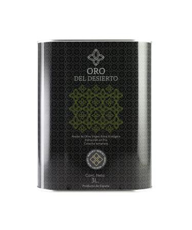 ORO DEL DESIERTO - Spanish Extra Virgin Olive Oil (Lech n Variety) - Tin (3 Litres)