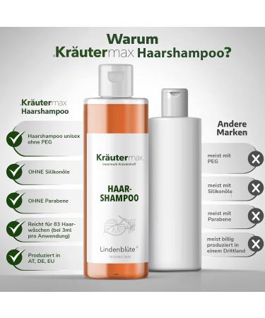 Linden Blossom Shampoo Hair shampoo with linden blossom extract 1 x 250 ml - Buy Online on GoSupps.com