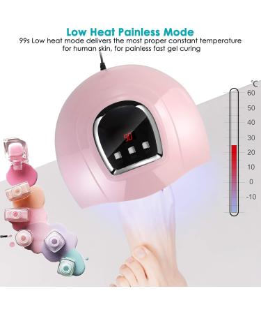 54W UV Nail Lamp LED UV Gel Polish Auto Sensor Curing Lamp with 3 Timer - Home & Professional - Buy Online on GoSupps.com