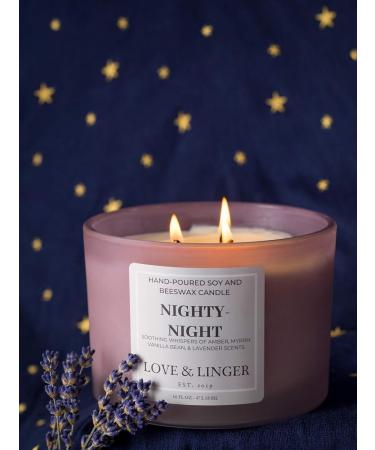 Lavender Candle | Luxury 16 oz Aromatherapy Soy & Beeswax 3 Wick Candle for Sleep | Calming & Soothing Home Decor Candle - Buy Online on GoSupps.com