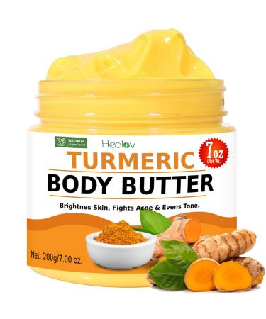 Turmeric Face Cream All Natural Skin Brightening Lotion Turmeric Whipped Body Butter for Dark Spots Hyperpigmentation Turmeric Skincare Cleanses Fights Acne Evens Tone Scars Sun Damage