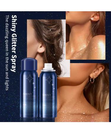 Ibccndc Silver Glitter Spray for Women - Shimmering Hair and Body Hairspray | Tiktok Trending - Buy Online on GoSupps.com