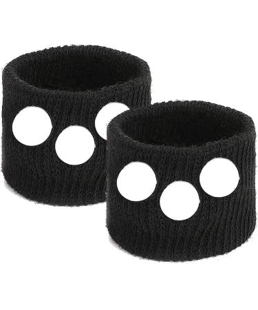 Yeesabella 2 PCS Travel Sickness Bands 3 Points Motion Sickness Wristbands for Kids and Adults Motion Sickness Bands-Anti Nausea Wristbands-Nausea Bands for Morning Car Travel Sea Sickness Black