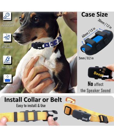 Silicone Cover for Tractive GPS Dog Tracker - Waterproof Rubber Accessories (2 Pack Black & Gray) - Durable Pet Collar Finder - Buy Online on GoSupps.com