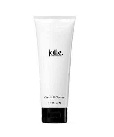 Jolie Vitamin C Cleanser - Brightening & Energizing Daily Facial Gel Wash With Exfoliating Beads