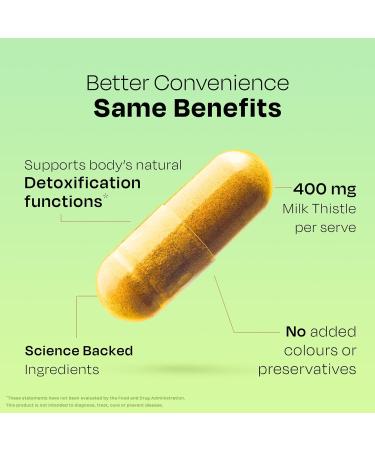 Auric Herbal Liver Support Supplement | Milk Thistle (Silymarin) Turmeric Garlic Ginger for Liver Health | Advanced Detox & Cleansing Formula for Active Liver | 180 Capsules Capsules 180 Capsules - Buy Online on GoSupps.com