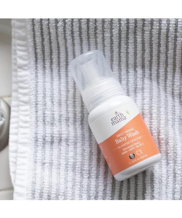 Earth Mama Sweet Orange Foaming Hand Soap 5.3oz | All-Purpose Castile Body Wash | Vegan & Organic - Buy Online on GoSupps.com