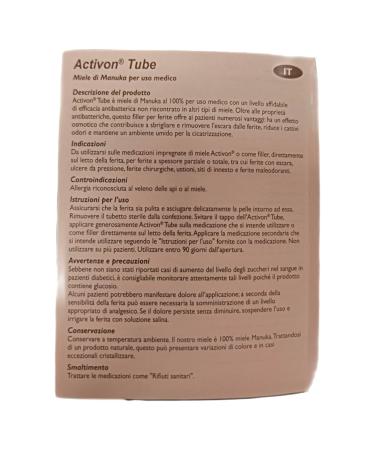 Buy Activon Tube 100% Medical Manuka Honey - Advancis Medical (1 x 25g) - Fast International Shipping - Buy Online on GoSupps.com