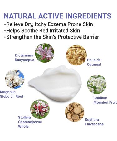 ishancare Eczema Cream Eczema-Prone Skin Treatment Ointment Relief Redness Itching Dryness Rash Dermatitis Natural Soothing & Moisturizing for Full Body 1.7 Ounce - Buy Online on GoSupps.com