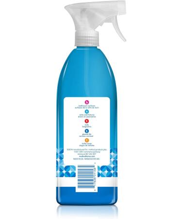 Method Antibacterial Bathroom Cleaner - Spearmint 28 Fl Oz | Removes Mold & Mildew Stains | Eco-Friendly & Effective - Buy Online on GoSupps.com