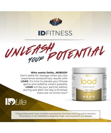 IDLife IDFitness Load | Revolutionary Performance Powder for Muscle Gains Strength & Endurance - 270g | International Shipping Available - Buy Online on GoSupps.com