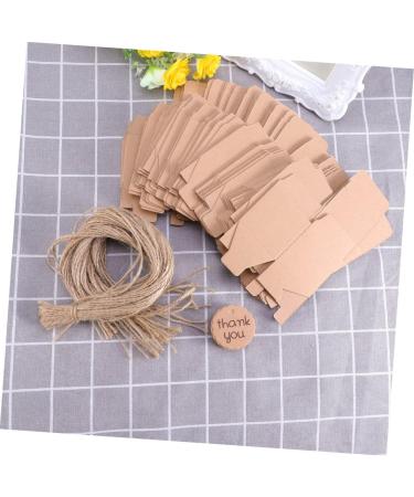 HOMSFOU Sets Wedding Decoration Brown Bakery Boxes Thank You Candy Favor Boxes Black Decor Birthday Mini Boxes Gift Bags Empty with Inserts Christmas Goodie Earrings Vintage - Buy Online on GoSupps.com