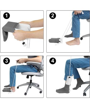 High-Quality Tinging Aid for Socks & Stockings | Easy Sock Educator for Seniors Pregnant Women & Disabled - Buy Online on GoSupps.com
