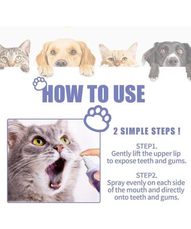 PetClean Teeth Cleaning Teeth Cleaning Spray for Dogs & Cat Pet Clean Teeth Spray Convenient No Brushing Pet Oral Spray Clean Teeth (1PCS) - Buy Online on GoSupps.com