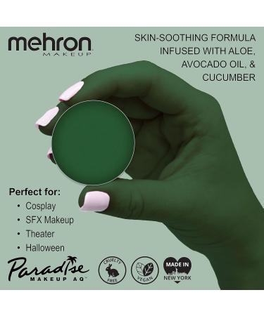 Mehron Paradise Makeup AQ - Dark Green (7g) | Premium Face & Body Paint | International Shipping - Buy Online on GoSupps.com