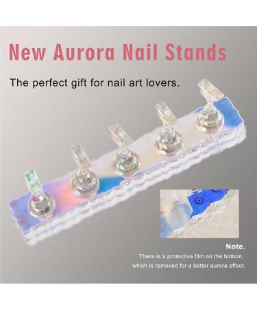SUTUSNAIL 2 Set Nail Stand for Press On Nail Holder for Fake Nail Tips Training / Nails Display with Nail Adhesive Tabs - Buy Online on GoSupps.com