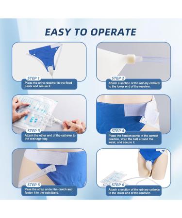 External Wearable Urinal Collector & Reusable Silicone Catheter Bag - Portable 2000ml & 1000ml for Men | Buy Now - Buy Online on GoSupps.com