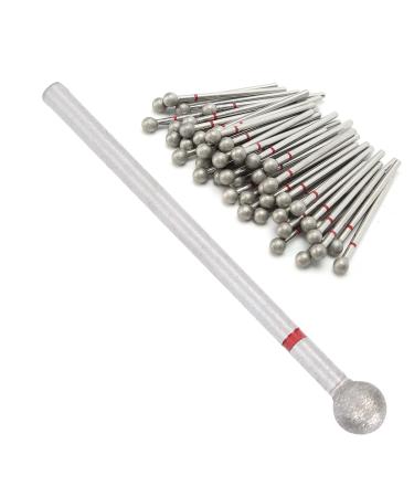 Nail Polishing Bits Nail Grinding Head Easy to Use Nail Drill Bits Widely Used 50pcs for Women at Home(5.0mm)