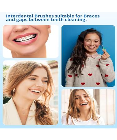 60 Interdental Brushes - Effective Tooth Gap Cleaners | Flavored Dental Brushes for Optimal Oral Hygiene - Buy Online on GoSupps.com