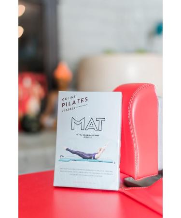 Online Pilates Mat Deck with 42 All-Levels Fitness Flash Cards | Home Gym Exercise Set with Video Tutorials for No-Equipment Workouts - Buy Online on GoSupps.com