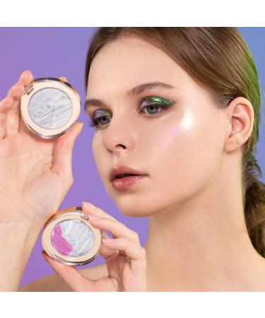 CHARMACY Chameleon Glitter Highlighter Palette - Long Lasting, Cruelty-Free Illuminator for Face Contouring - 4.20g (Pack of 1) - Buy Online on GoSupps.com