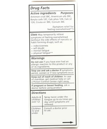 Liddell Homeopathic Letting Spray 1oz - Go Overwhelmed Relief - Buy Online on GoSupps.com