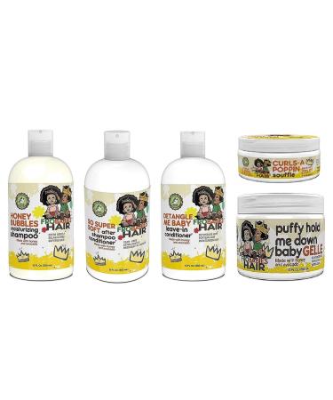 Frobabies Hair FroBabies Hair So Super Soft and Moisturizing Hair Products Combo (SHAMPOO&LEAVEIN-COND&GELLE&SOUFFLE&CONDITIONER) (SH&COND&LEAVEI